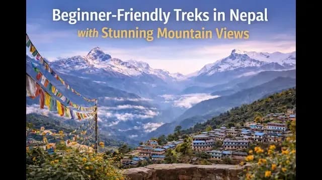 Beginner-Friendly Treks in Nepal with Stunning Mountain Views